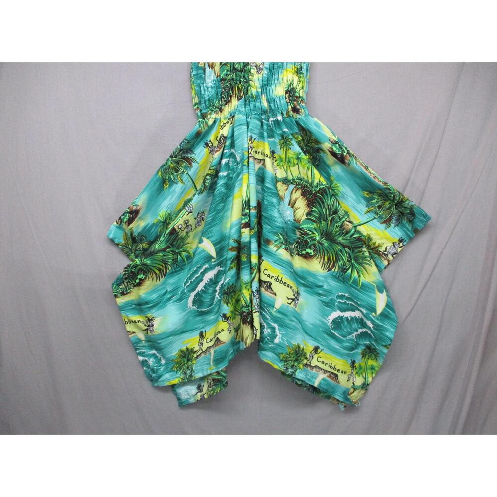 Rima Beachwear Caribbean Print Hank Hem Sundress Womens Size 6-10 YRS - Picture 10 of 11